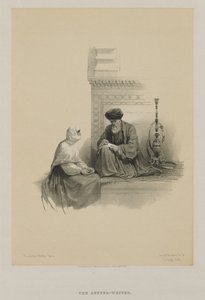 Egypt og Nubia, bind III: Brevskriveren, Kairo, 1849. av Louis Haghe
