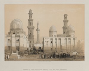 Egypt og Nubia, bind III: Tomb of the Memlooks, Kairo av Louis Haghe