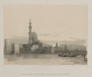 Egypt og Nubia, bind III: Kalifens graver, Kairo av Louis Haghe