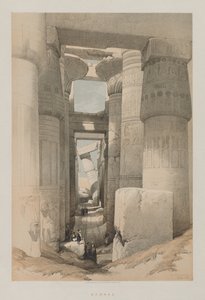 Egypt og Nubia, bind II: Karnak av Louis Haghe
