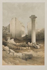 Egypt og Nubia, bind II: Karnak, 1848. av Louis Haghe