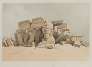Egypt og Nubia, bind II: Kom-Ombo av Louis Haghe