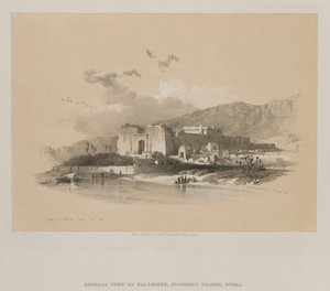 Egypt og Nubia, bind II: Temple of Kababshe, Nubia av Louis Haghe