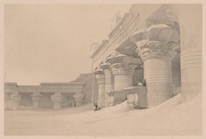 Egypt og Nubia: bind I - nr. 10, Edfou av Louis Haghe