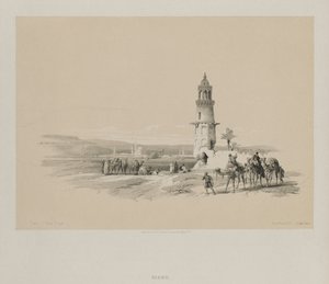 Egypt og Nubia, bind I: Siout - Øvre Egypt av Louis Haghe
