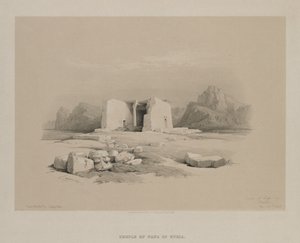 Egypt og Nubia, bind I: Tempel ved Tafa i Nubia, 1846.