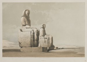 Egypt og Nubia, bind I: Theben av Louis Haghe