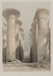 Egypt og Nubia, bind I: Theben, Great Hall at Karnac