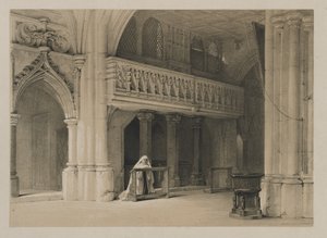 Skisser i Belgia og Tyskland, bind I: Nönnberg Convent, Salzburg, 1840. av Louis Haghe