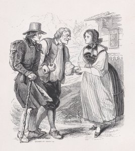 The Traveler fra The Complete Works of Béranger, 1836. Skapere: Louis-Henri Brevière, Cesar-Auguste Hebert. av Louis Henri Brevière, Cesar Auguste Hebert