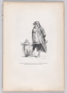 Denne gamle domstolen har tilsynelatende en gammel falk... fra Scenes from the Private and Pub..., ca. 1837-47.