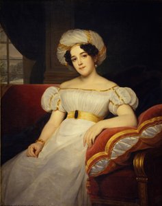 Portrett av prinsesse Natalya Stepanovna Golitsyna, født grevinne Apraksina 1794-1890, 1824