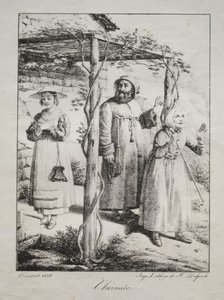 Eremitten, 1818. av Louise Marie Jeanne Hersent