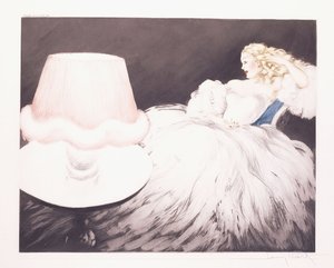 Lampeskjerm av Louis Icart