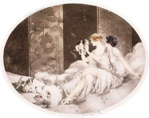 Små hunder av Louis Icart
