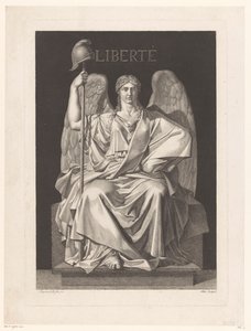 Allegorisk representasjon av frihet Liberté (tittel på objekt) av Louis Jean Allais