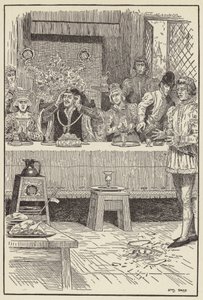 En pil kom susende gjennom det åpne vinduet av Louis John Rhead