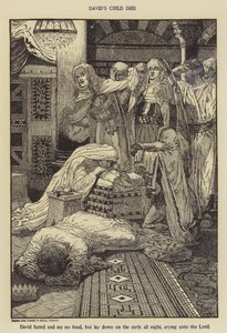 Davids barn dør av Louis John Rhead