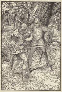 Gud-en-barmhjertighet, gode fyr, citer Robin, ville jeg gjerne vite navnet ditt av Louis John Rhead