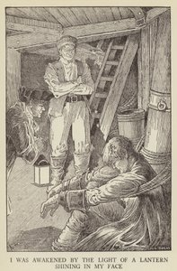 Illustrasjon for Kidnapped av Robert Louis Stevenson av Louis John Rhead