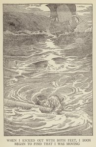 Illustrasjon for Kidnapped av Robert Louis Stevenson av Louis John Rhead