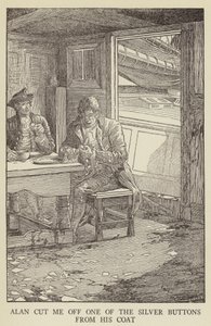 Illustrasjon for Kidnapped av Robert Louis Stevenson av Louis John Rhead