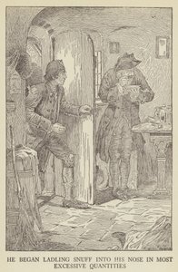 Illustrasjon for Kidnapped av Robert Louis Stevenson av Louis John Rhead