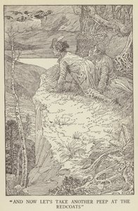 Illustrasjon for Kidnapped av Robert Louis Stevenson av Louis John Rhead