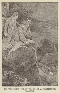 Illustrasjon for Kidnapped av Robert Louis Stevenson av Louis John Rhead