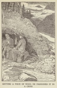 Illustrasjon for Kidnapped av Robert Louis Stevenson av Louis John Rhead