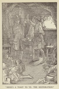 Illustrasjon for Kidnapped av Robert Louis Stevenson av Louis John Rhead