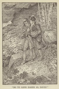 Illustrasjon for Kidnapped av Robert Louis Stevenson av Louis John Rhead