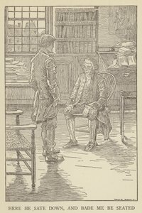 Illustrasjon for Kidnapped av Robert Louis Stevenson av Louis John Rhead
