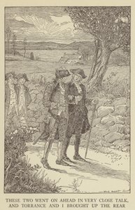 Illustrasjon for Kidnapped av Robert Louis Stevenson av Louis John Rhead