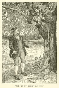 Illustrasjon for Tom Browns skoledager (gravering) av Louis John Rhead