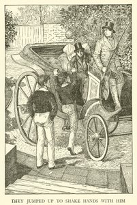 Illustrasjon for Tom Browns skoledager (gravering) av Louis John Rhead