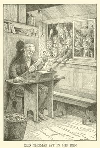 Illustrasjon for Tom Brown's School-Days (gravering) av Louis John Rhead