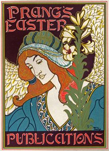 Prangs påskepublikasjoner av Louis John Rhead
