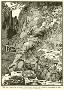 The Hill Difficulty (gravering) av Louis John Rhead
