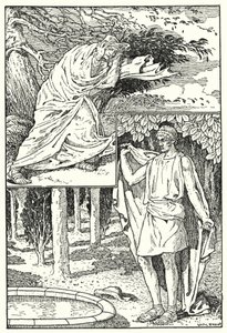 Nordavinden og solen (lito) av Louis John Rhead