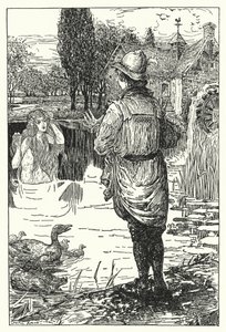 Vannfeen (litho) av Louis John Rhead