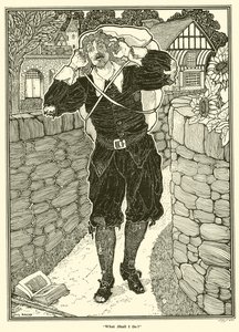 Hva skal jeg gjøre? (gravering) av Louis John Rhead