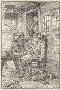 Med et smil om munnen strakte han seg bort og trakk frem arrestordren av Louis John Rhead