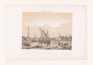 Utsikt over Caen fra Cours Caffarelli Port de Caen, Pris du Cours Caffarelli (tittel på objekt) Contemporary France (serietittel) La France de nos jours (serietittel på objekt)