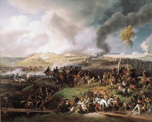 Slaget ved Moskova (også slaget ved Borodino) (7. september 1812) (olje på lerret