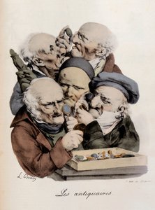Antikvitetsforhandlere Gravering av Louis-Leopold Boilly (Louis Leopold Boilly av Louis Leopold Boilly