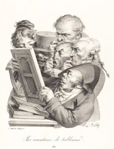 Bildeentusiastene av Louis Leopold Boilly