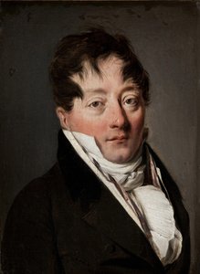 Portrett av Alexandre Balthazar Laurent Grimod de la Reynière 1758-1837 av Louis Leopold Boilly