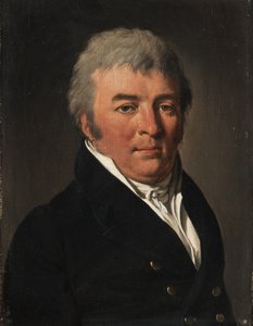 Portrett av en mann med kneppet jakke av Louis Leopold Boilly