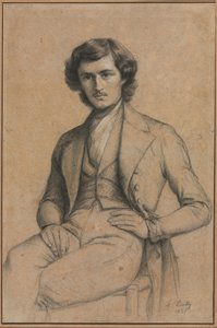 Portrett av en ung mann, 1837. av Louis Leopold Boilly